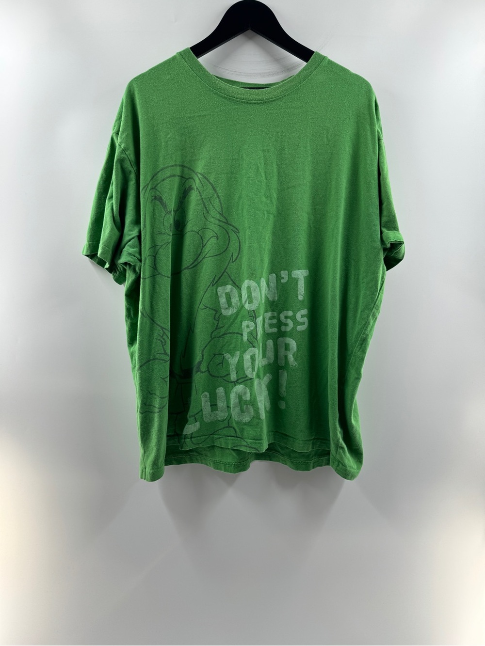 Disney Store Grumpy Don't Press Your Luck Graphic T-Shirt – Men's XXL